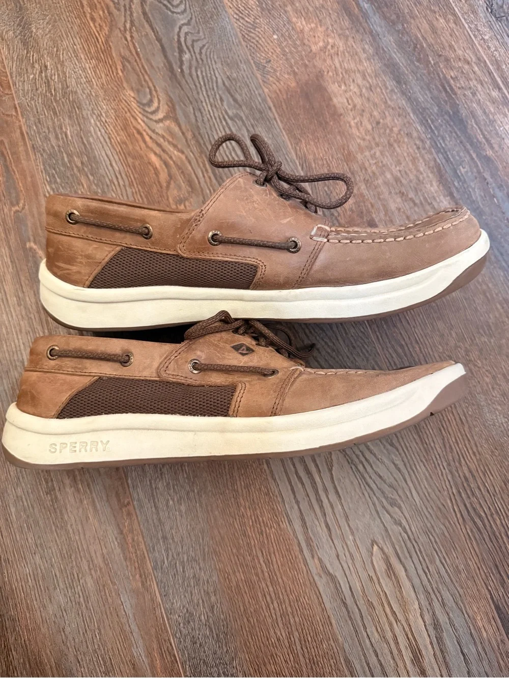 Sperry Men’s Tan/Brown Leather Classic Boat Shoes